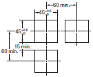 H5CX Dimensions 22 Panel Cutouts_Dim2