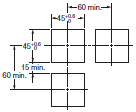 H5CX Dimensions 11 Panel Cutouts_Dim2