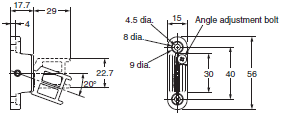 D4SL-N, D4SL-NSK10-LK[] Dimensions 11 