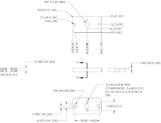MicroHAWK V430-F / V420-F / V330-F / V320-F Dimensions 36 