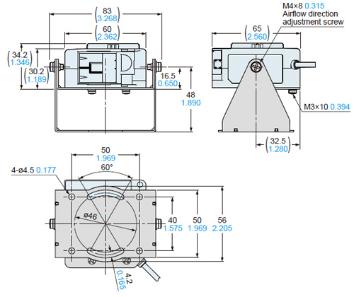 ER-QMS1 Assembly dimensions