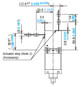 When using straight actuator (SG-K11)